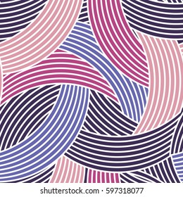 seamless pattern. geometric design with crossed arc