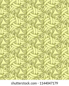 seamless pattern of geometric design Vector abstract repeat backdrop illustration. Design for prints, textile, decor, fabric. Street Art Print. Modern Seamless Pattern. Linear Collage Hand Drawn.