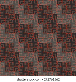 Seamless pattern with geometric designs. EPS10 vector file organized in layers for easy editing.