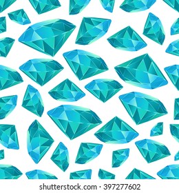 Seamless pattern Geometric diamond vector