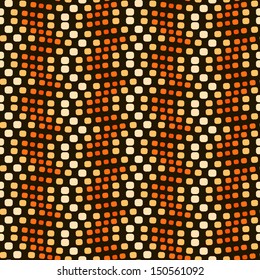 Seamless pattern. Geometric pattern with dots. Vector repeating texture