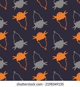 Seamless pattern with geometric elements.