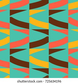 Seamless pattern with geometric elements.