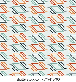 Seamless pattern with geometric elements.