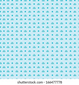 seamless pattern with geometric elements in retro style
