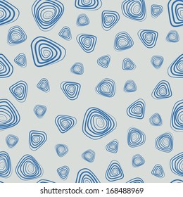 seamless pattern with geometric elements in retro style