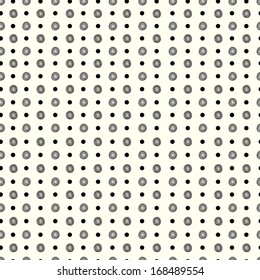 seamless pattern with geometric elements in retro style