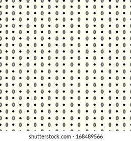 seamless pattern with geometric elements in retro style