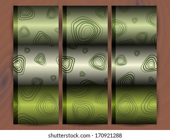 seamless pattern with geometric elements in retro style on the stand