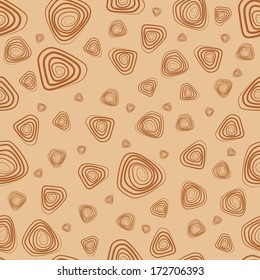 seamless pattern with geometric elements in retro style