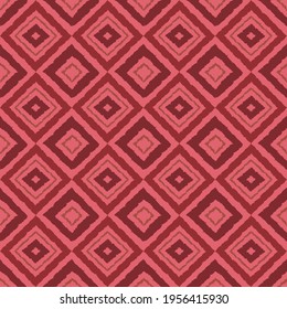 Seamless pattern with geometric elements in tribal style. Prehistoric drawings. Outline.