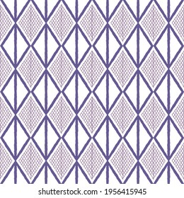 Seamless pattern with geometric elements in tribal style. Prehistoric drawings. Outline.