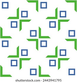 Seamless pattern with geometric elements. Vector illustration.