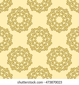 Seamless pattern with geometric elements. Vector illustration