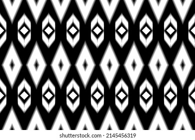 Seamless pattern with geometric ethnic oriental  design for wallpaper,batik,fabric,wrapping paper,clothing,textile and etc.