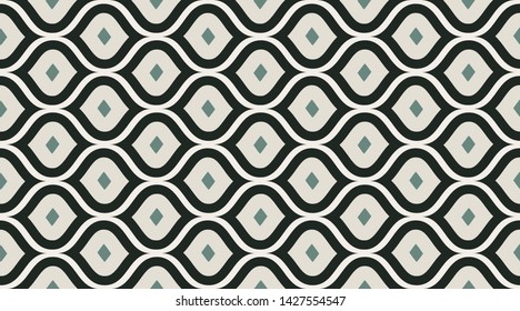 Seamless pattern geometric.  Geometric fashion fabric print.  Creative luxry graphic art decor. Seamless vector pattern. 