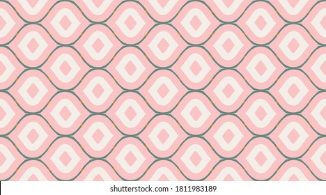 Seamless pattern geometric.  Geometric fashion fabric print.  Creative luxry graphic art decor. Seamless vector pattern. 