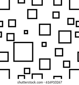 Seamless pattern with geometric figures for decoration