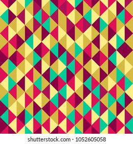Seamless pattern with geometric figures. Vector