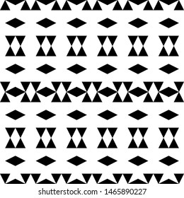 Seamless pattern. Geometric figures wallpaper. Polygons motif. Abstract background. Rhombuses, triangles ornament. Digital paper, textile print, web design. Geometrical backdrop. Vector artwork.