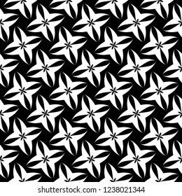 Seamless pattern. Geometric floral background. Vector illustration. Good quality. Good design.