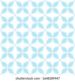 Seamless pattern. Geometric floral background. Vector illustration. Good design.