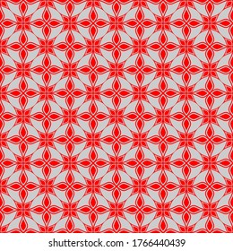 Seamless pattern. Geometric floral background. Vector illustration. Good quality. Good design.