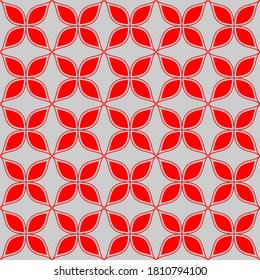 Patrón sin foco. Fondo floral geométrico.