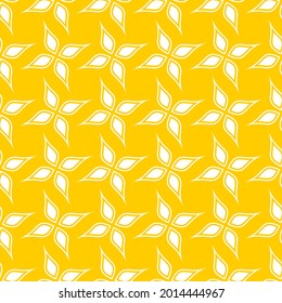 Seamless pattern. Geometric floral background.