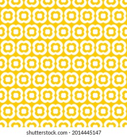 Seamless pattern. Geometric floral background.