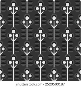 Seamless pattern. Geometric floral background. Vector illustration. Good quality. Good design. Vector illustration