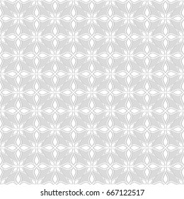 Seamless pattern. Geometric floral background. Unusual lattice. Vector illustration. Good quality. Good design.