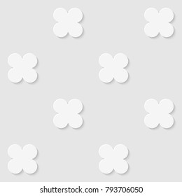 Seamless pattern. Geometric floral background. Vector illustration. Good quality. Good design.