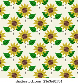 seamless pattern, geometric and floral element, for textile, fabric, print or other.