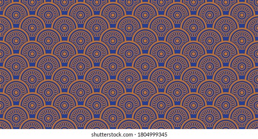 Seamless pattern, geometric, floral for fabric etc