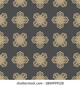 Nahtlose Muster, geometrische Muster, Blumen für Stoffe usw.