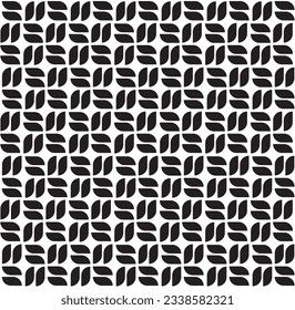 Seamless pattern geometric floral vector background