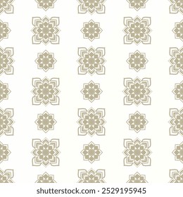 padrão sem costura com flores geométricas plano de fundo abstrato design moderno impressão vetor ilustração