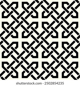 Nahtloses Muster im geometrischen Grafikdesign. Künstlerische Formen Wiederkehrende Muster von Druckbaren Vektorgrafiken.