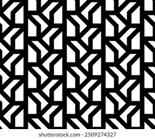 Nahtloses Muster im geometrischen Grafikdesign. Künstlerische Formen Wiederkehrende Muster von Druckbaren Vektorgrafiken.