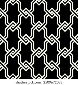 Seamless pattern of Geometric Graphic design. Artistic shapes Repeating patterns of Printable vector.