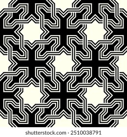 Patrón sin fisuras de Diseño gráfico geométrico. Patrones repetitivos de Vector imprimible.