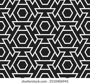 Seamless pattern of Geometric Graphic design. Repeating patterns of Printable vector.