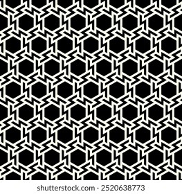 Patrón sin fisuras de Diseños gráficos geométricos. Patrones repetitivos de Vector imprimible. Diseño de fondo de diseño de fondo de Anuncio de cubierta de nudo entrelazado.