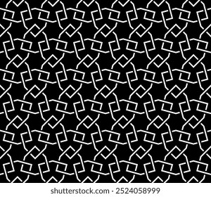 Seamless pattern of Geometric Graphic designs. Repeating patterns of Printable vector. Interlocking knot cover banner backdrop layout background design.