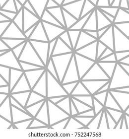 Seamless pattern with geometric grid of triangles. Abstract modern vector background.