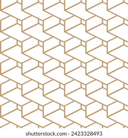 seamless pattern geometric illusion in the form of cubes