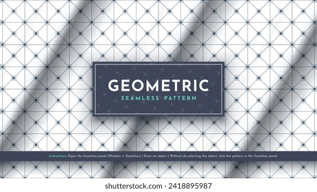Nahtloses Muster. Geometrische Illustration. Traditionelle minimalistische Textur. Abstrakter, moderner Hintergrund. Vektor eps10