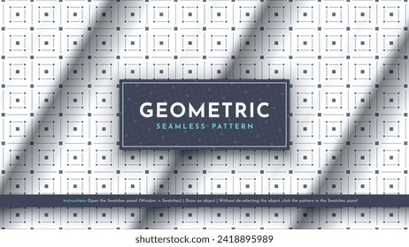 Seamless Pattern. Geometric Illustration. Traditional Minimalistic Texture. Abstract Modern Background. Vector eps 10