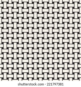 Seamless pattern with geometric intertwined bands. Abstract background